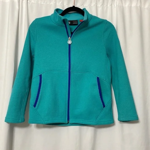 Girls Spyder zip up jacket size 14 - Picture 1 of 6